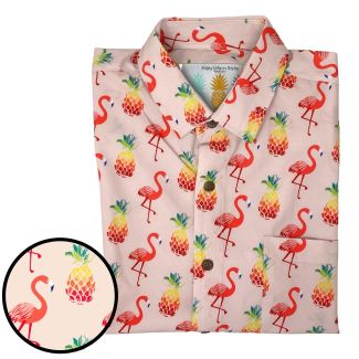 Floridian Flamingo Super Stretch Hawaiian Shirt