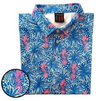 Pineapple Palms Everyday Polo