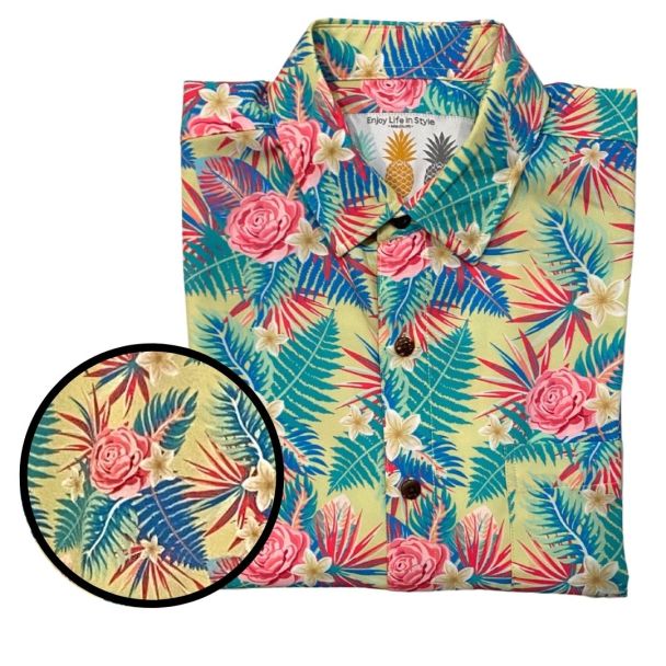 Sunny Days Super Stretch Hawaiian Shirt