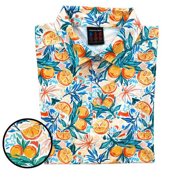 Florida Oranges Everyday Polo